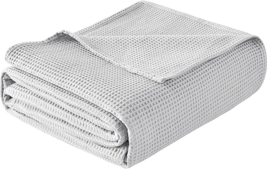 Rootz Living Rootz Wafelpiqué Katoenen Sprei Dekbed Luxe Ademend Duurzaam 150x200 cm 170x210 cm 220x240 cm 240x260 cm