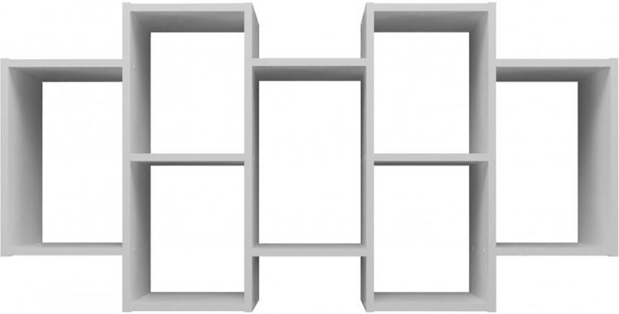 Wall-Hung Bookcase Bilbao 7.0 Wall Shelves White