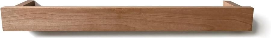 Wall Mounted Coat Rack Wardrobe Hooks Wood with 5 Hidden Wall Hook Space Saving Modern Design 60cm Aphro