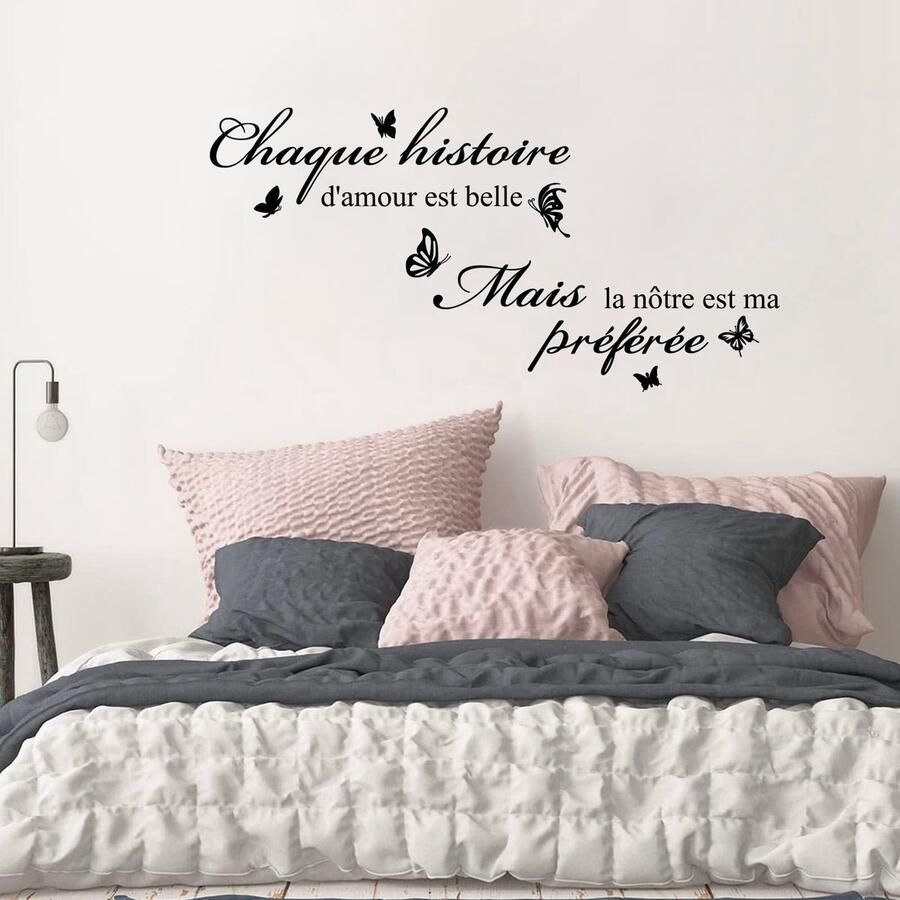Wall sticker Chaque histoire d'amour PVC wall sticker