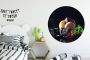 WallCircle Wandcirkel ⌀ 120 Rustiek Fruit Kaas Tafel Stilleven Ronde schilderijen woonkamer Wandbord rond Muurdecoratie cirkel Kamer decoratie binnen Wanddecoratie muurcirkel Woonaccessoires XXL - Thumbnail 1