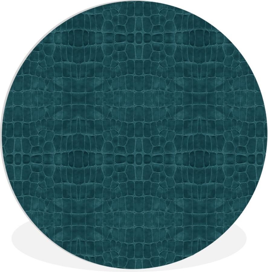 WallCircle Wandcirkel ⌀ 120 Leer Structuur Dierenhuid Ronde schilderijen woonkamer Wandbord rond Muurdecoratie cirkel Kamer decoratie binnen Wanddecoratie muurcirkel Woonaccessoires XXL - Foto 2
