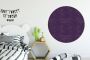 WallCircle Wandcirkel ⌀ 150 Leer Structuur Dierenhuid Ronde schilderijen woonkamer Wandbord rond Muurdecoratie cirkel Kamer decoratie binnen Wanddecoratie muurcirkel Woonaccessoires - Thumbnail 1