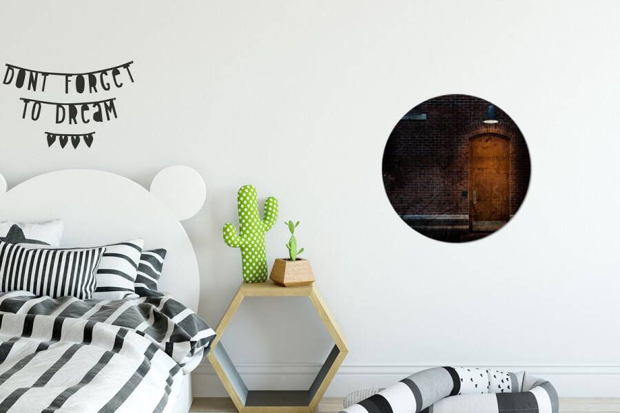 WallCircle Wandcirkel ⌀ 30 Deur Muur Lamp Architectuur Ronde schilderijen woonkamer Wandbord rond Muurdecoratie cirkel Kamer decoratie binnen Wanddecoratie muurcirkel Woonaccessoires