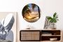 WallCircle Wandcirkel ⌀ 60 Hangmat op het Caribische strand Ronde schilderijen woonkamer Wandbord rond Muurdecoratie cirkel Kamer decoratie binnen Wanddecoratie muurcirkel Woonaccessoires - Thumbnail 1