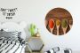 WallCircle Wandcirkel ⌀ 90 Pollepel Kruiden Eten Specerijen Tafel Ronde schilderijen woonkamer Wandbord rond Muurdecoratie cirkel Kamer decoratie binnen Wanddecoratie muurcirkel Woonaccessoires - Thumbnail 1