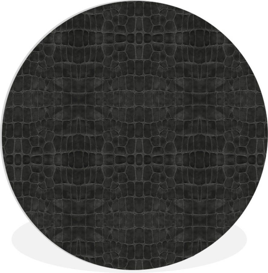 WallCircle Wandcirkel ⌀ 140 Leer Structuur Dierenhuid Ronde schilderijen woonkamer Wandbord rond Muurdecoratie cirkel Kamer decoratie binnen Wanddecoratie muurcirkel Woonaccessoires - Foto 2