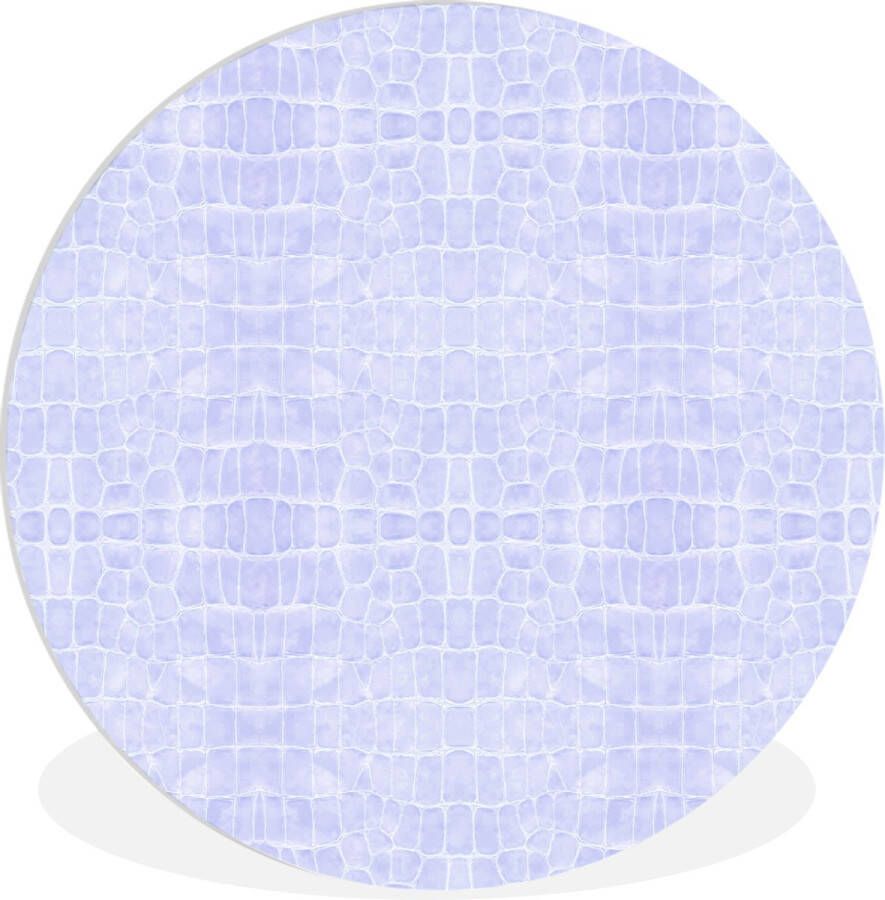 WallCircle Wandcirkel ⌀ 90 Leer Structuur Dierenhuid Ronde schilderijen woonkamer Wandbord rond Muurdecoratie cirkel Kamer decoratie binnen Wanddecoratie muurcirkel Woonaccessoires - Foto 2