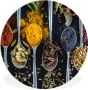 WallCircle Wandcirkel ⌀ 120 Lepel Specerijen Kruiden Eten Tafel Ronde schilderijen woonkamer Wandbord rond Muurdecoratie cirkel Kamer decoratie binnen Wanddecoratie muurcirkel Woonaccessoires XXL - Thumbnail 2