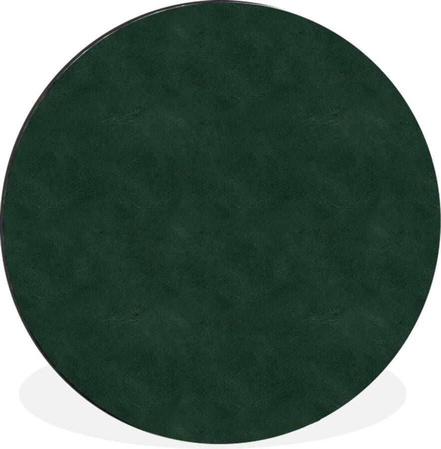 WallCircle Wandcirkel Muurcirkel Leer Groen Dierenhuid Aluminium Dibond ⌀ 120 cm Binnen en Buiten XXL - Foto 2