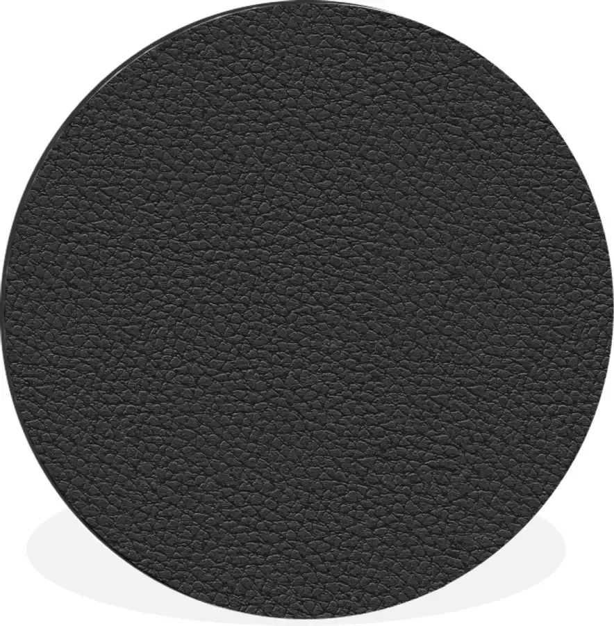 WallCircle Wandcirkel Muurcirkel Leer Structuur Dierenhuid Aluminium Dibond ⌀ 90 cm Binnen en Buiten - Foto 2