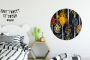 WallCircle Wandcirkel Muurcirkel Lepel Specerijen Kruiden Eten Tafel Aluminium Dibond ⌀ 90 cm Binnen en Buiten - Thumbnail 1