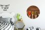 WallCircle Wandcirkel Muurcirkel Pollepel Kruiden Eten Specerijen Tafel Aluminium Dibond ⌀ 60 cm Binnen en Buiten - Thumbnail 1