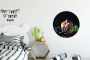 WallCircle Wandcirkel Muurcirkel Rustiek Fruit Kaas Tafel Stilleven Aluminium Dibond ⌀ 60 cm Binnen en Buiten - Thumbnail 1