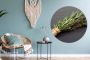 WallCircle Wandcirkel Muurcirkel Tijm Kruiden Groen Tafel Keuken Steen Aluminium Dibond ⌀ 140 cm Binnen en Buiten - Thumbnail 2