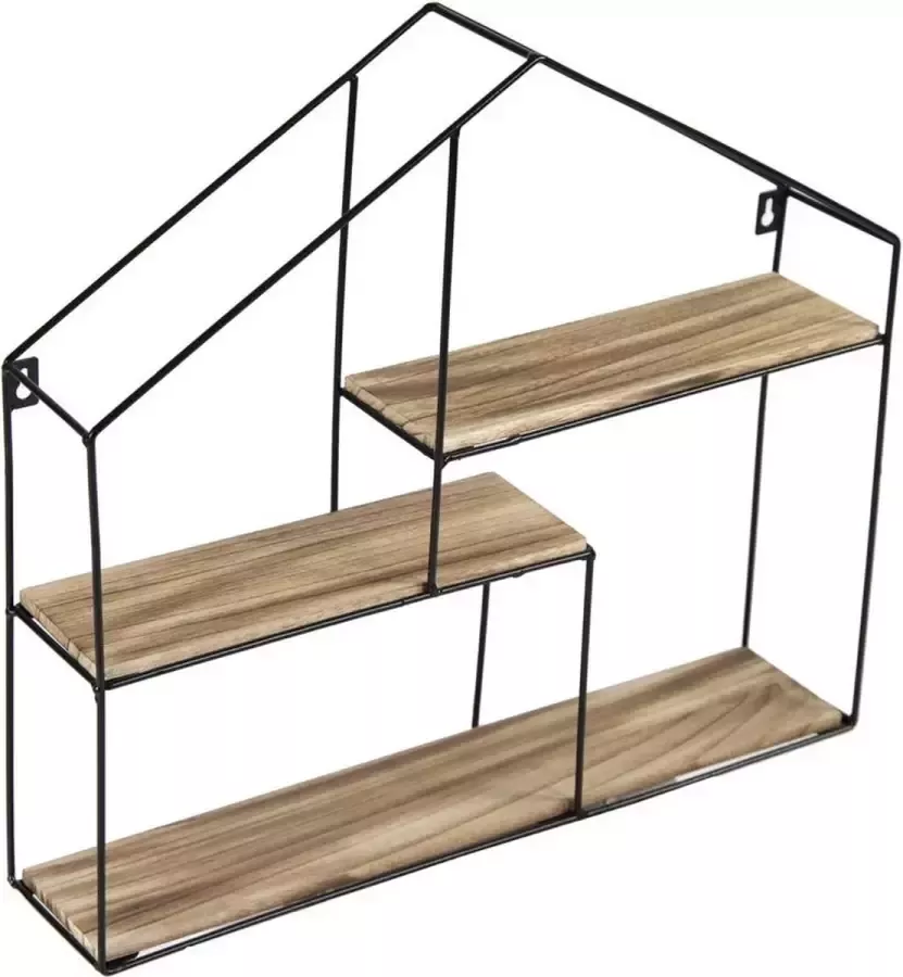 Plantenwinkel.nl Plantenwinkel Wallhanger Aberdeen Home S 30x8x27 cm zwart industrieel