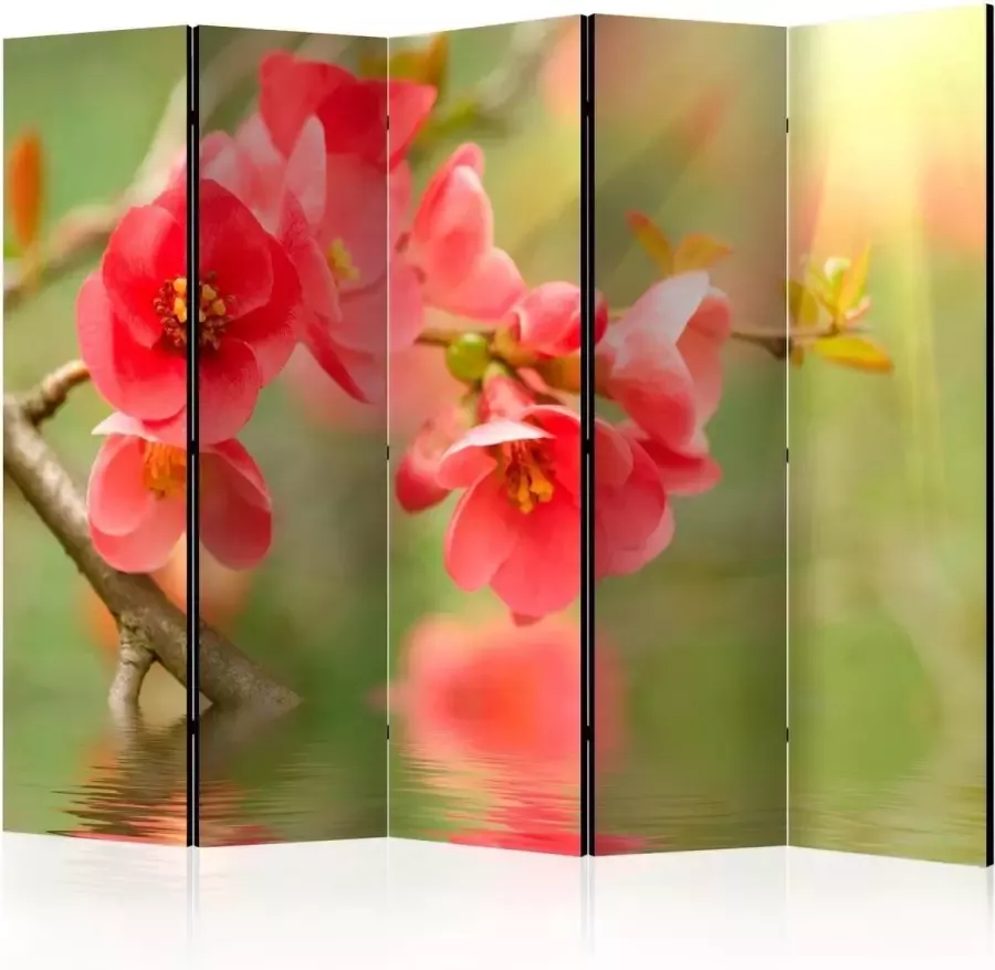 Artgeist Vouwscherm Azalea reflected in the water II [Room Dividers] - Foto 2