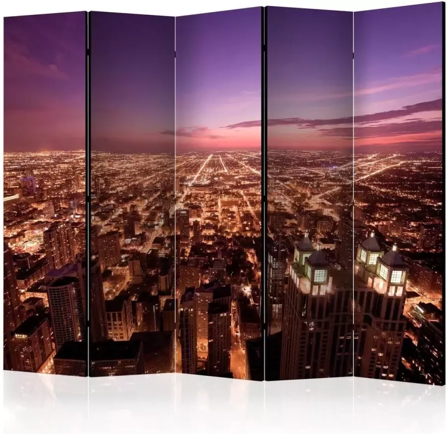 Artgeist Vouwscherm Chicago Panorama II [Room Dividers] - Foto 2