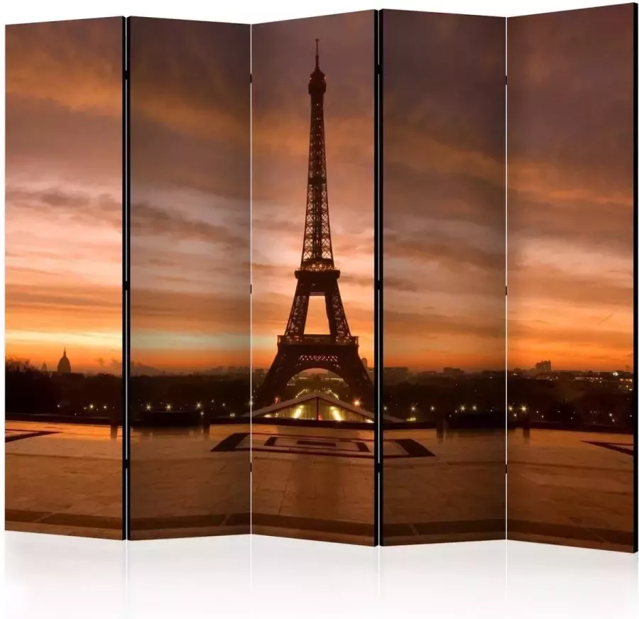 Artgeist Vouwscherm Eiffel tower at dawn II [Room Dividers] - Foto 2