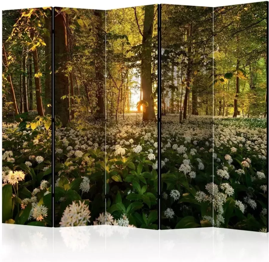 Artgeist Vouwscherm Forest flora II [Room Dividers]