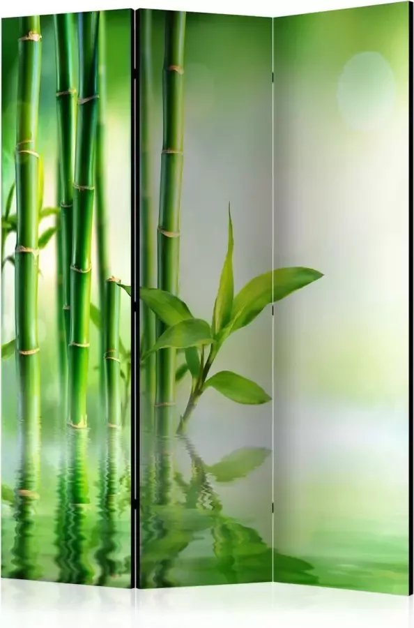 Artgeist Vouwscherm Green Bamboo [Room Dividers] - Foto 2