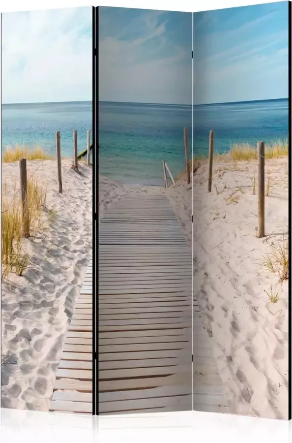 Walljar Vouwscherm Holiday at the Seaside [Room Dividers]