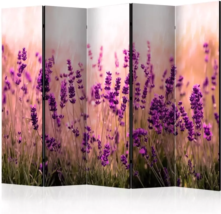 Artgeist Vouwscherm Lavender in the Rain II [Room Dividers]