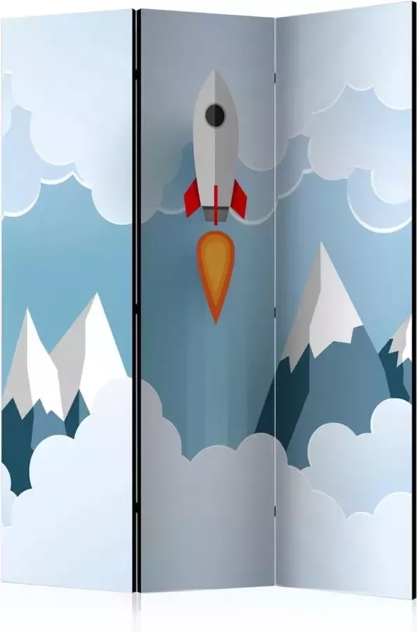 Artgeist Vouwscherm Rocket in the Clouds [Room Dividers] - Foto 2
