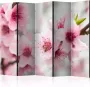 Artgeist Walljar Vouwscherm Spring blooming tree pink flowers II [Room Dividers] - Thumbnail 2