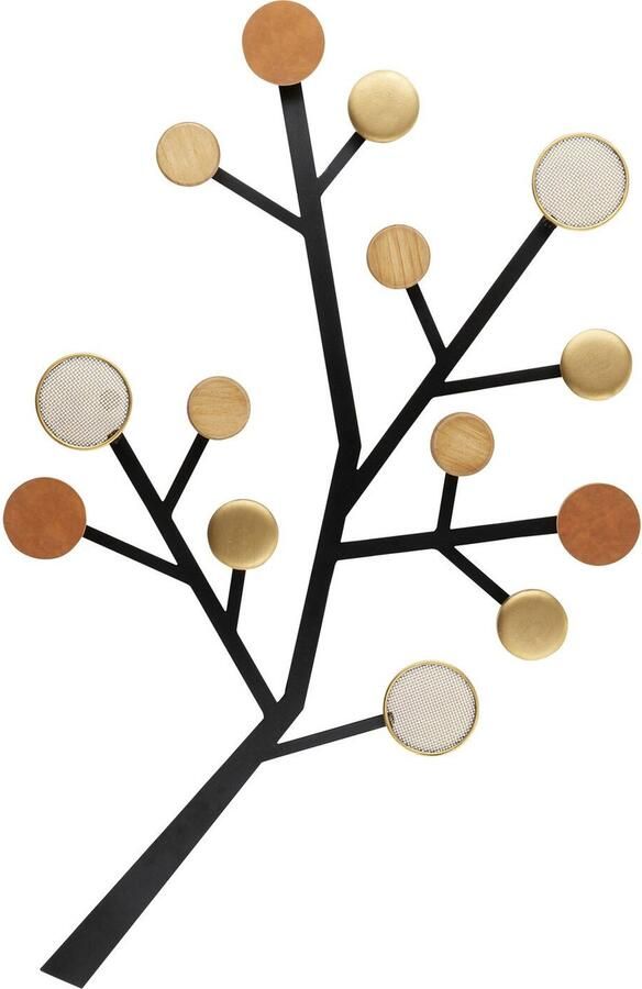 Wand Kapstok Bubble Tree 112cm bruin Kare Design