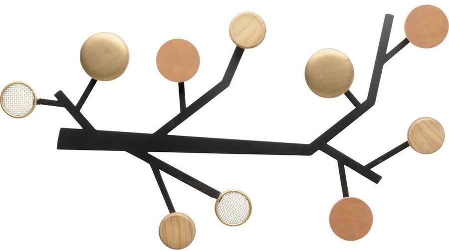 Wand Kapstok Bubble Tree 40cm bruin Kare Design