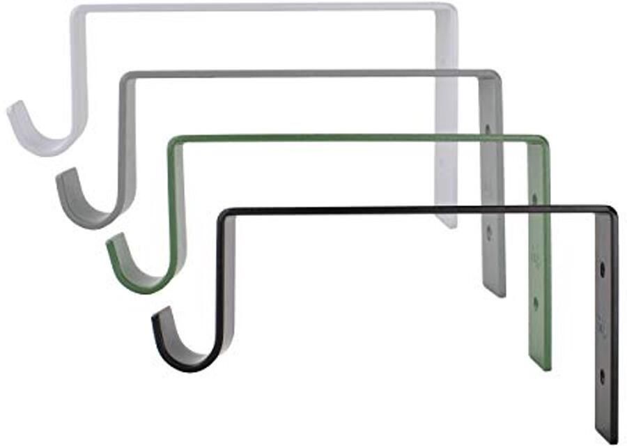 Wandgarderobe Met Plank Wandgemonteerde Kledingrek Eiken Hout & Metaal Minimalistisch Design