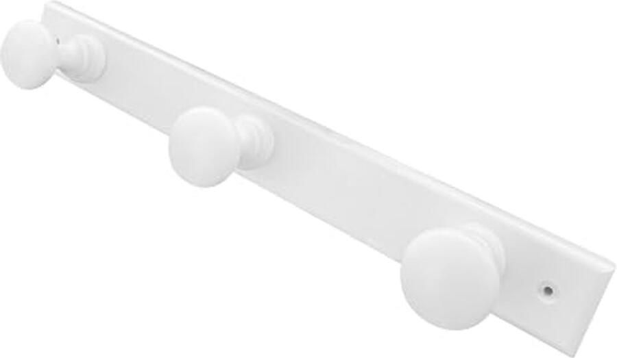 Wandgarderobe van hout met 3 haakjes Scandinavisch design voor entree en slaapkamer