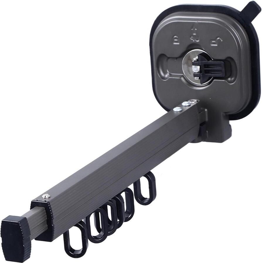 Wandgemonteerd Droogrek voor Kleding ruimtebesparend en praktisch 1 stuk aluminium legering