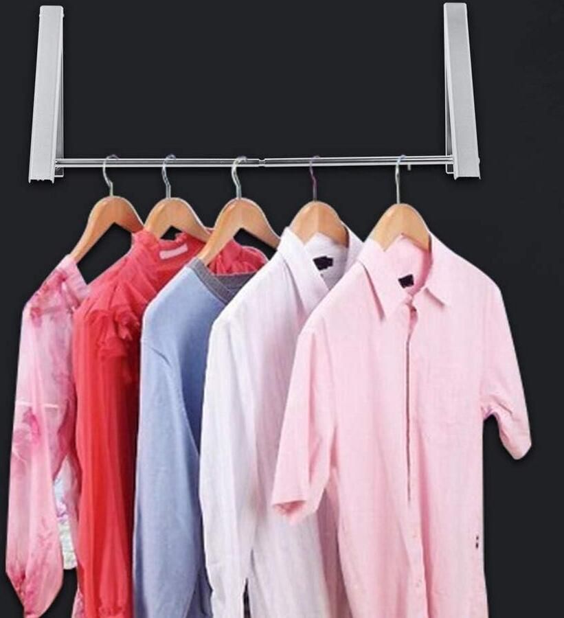 Wandgemonteerd Opvouwbaar Droogrek Ruimte Aluminium Draagbaar en handig in gebruik Opvouwbare kledingrek