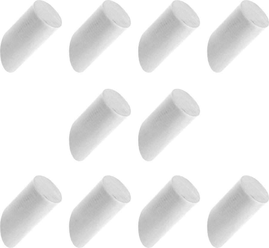 Wandhaken Hout Hanger Kit 10 Stuks Wandmontage Rustieke Jas Hoed Handdoeken Gewaad Entryway Wit