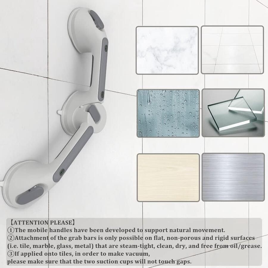 Wandhouder Steun Voor de Badkamer Badgreep Douche Veiligheidsgrepen Voor Senioren Kinderen