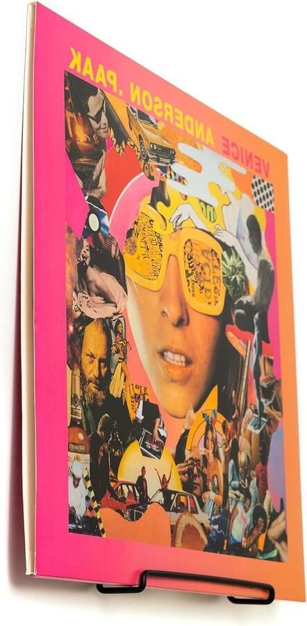 Wandhouder voor geluidsplaten 6 stuks decoratieve wandplank vinyl opslag platenstandaard