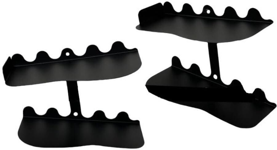 Wandhouder voor gymschoenen ideaal voor thuis 1 stuk wit kunststof