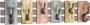 Meubels wandgarderobe garderobe in vintage look van staal met 10 haken breedte 81 cm - Thumbnail 2