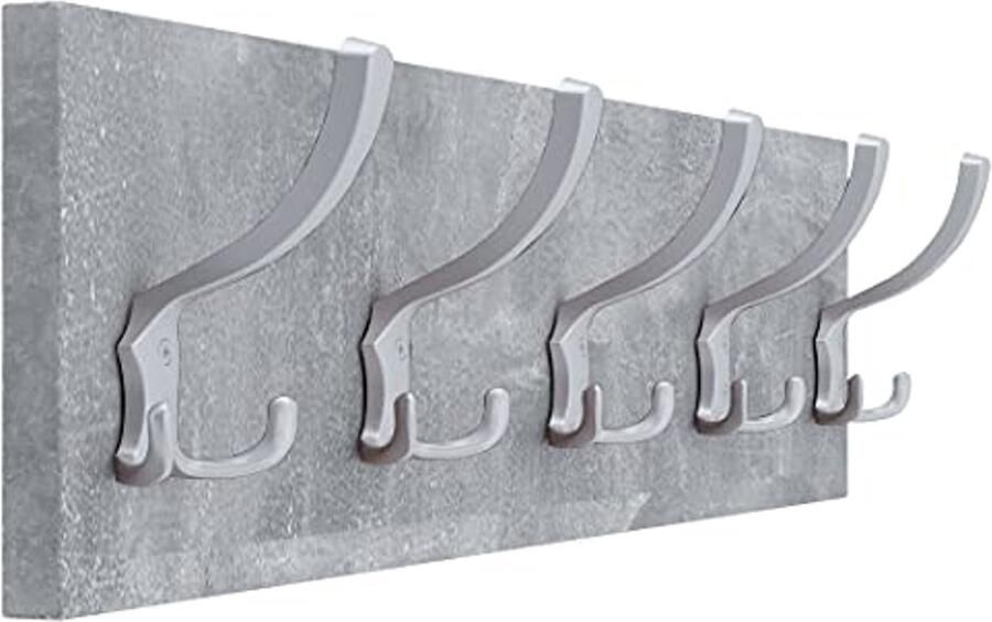 Wandkapstok Garderobe Wandpaneel Kledingstang Aluminium 15 x 70