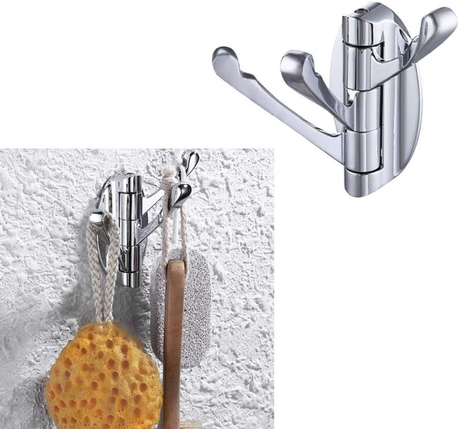 Wandkapstok kapstok hangend 1 Stuk Kledinghaak jas haken Ophanghaken Kapstokhaak kapstokken Wandhaak jashaak Muurhaak kapstok haken Kapstok Roterende Haak Kledinghanger Handdoekhaakjes Kledinghaak Kledingopbergrek