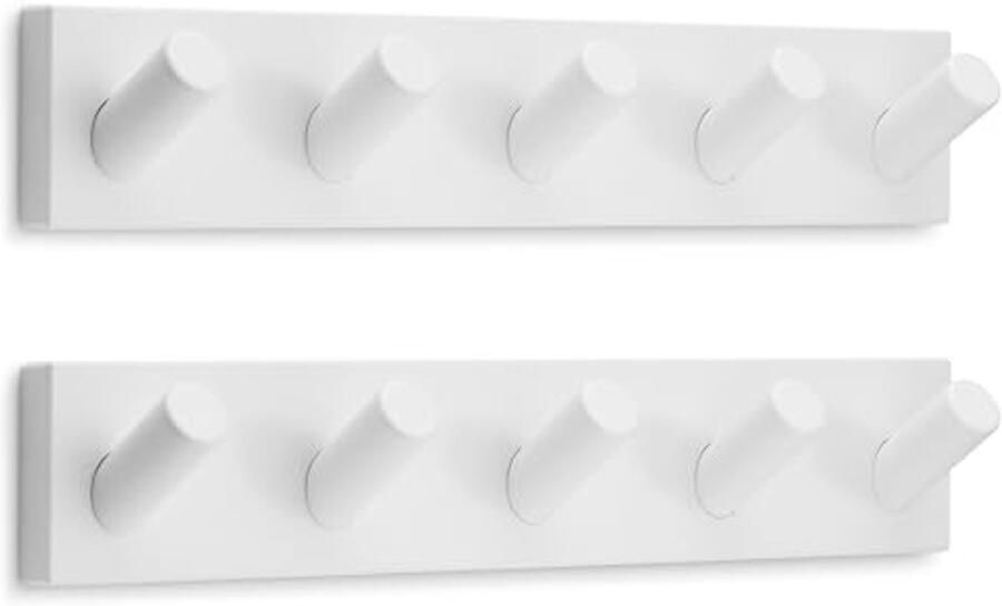 Wandkapstok met 5 Haken Duurzaam en Stijlvol