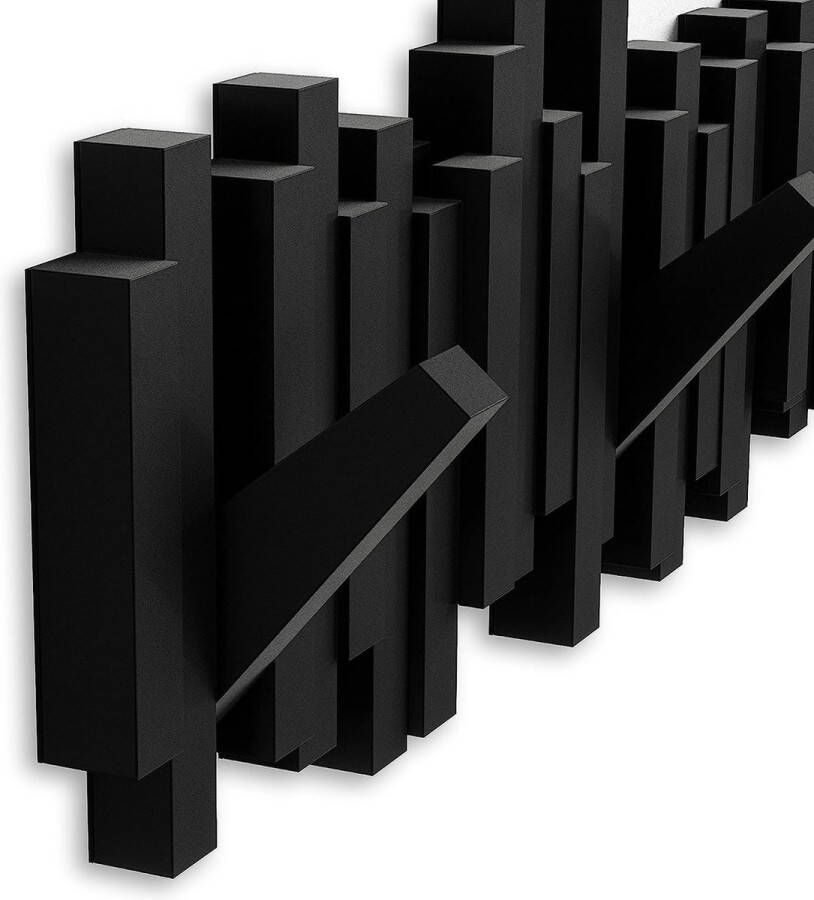 Umbra wandkapstok met 5 haken Zwart