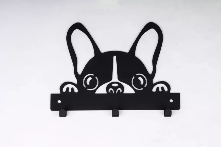 Wandkapstok Kinderkapstok sleutelkapstok -hond mét ophangsysteem