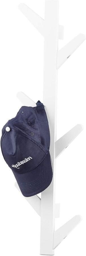 Bamboe wandkapstok met 6 haken voor badkamer en gang Afmetingen: 78 x 22 x 7 cm