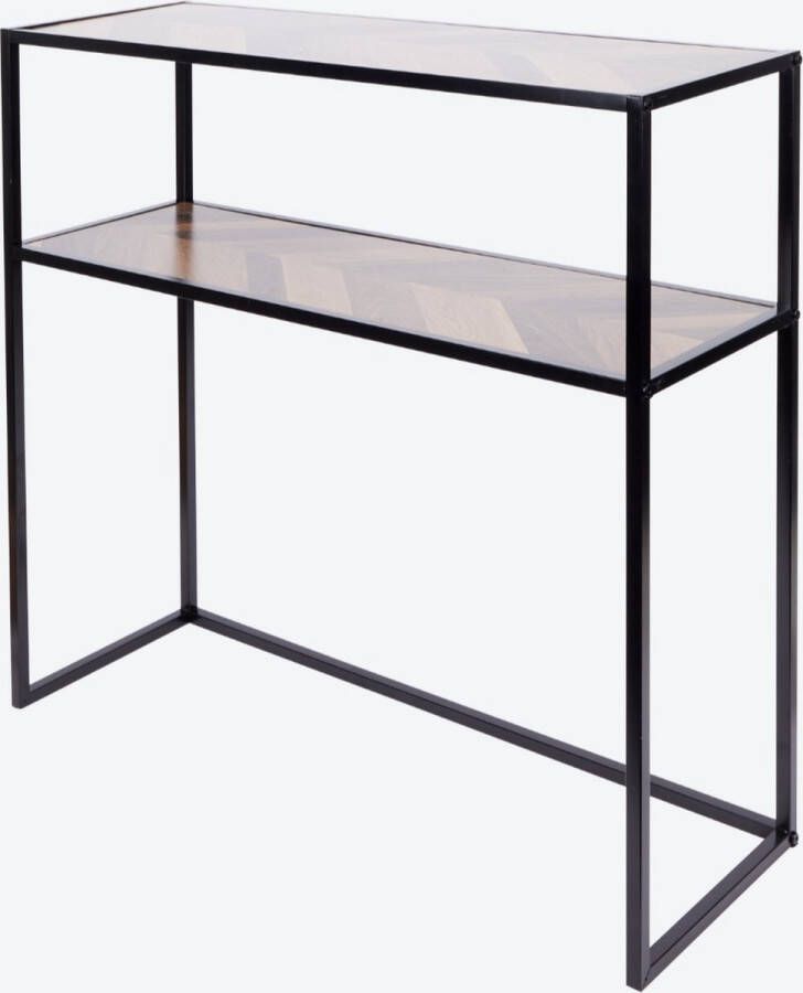 Flexible bv Wandkast 78 x 27 x 77 cm Bruin- Metaal en MDF