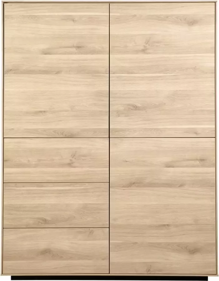 Wandkast Haarlem Houtlook Naturel 115 x 150 x 45 cm (BxHxD)