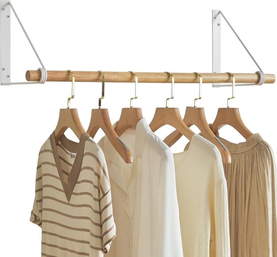 Wandmontage Kledingrek Industriële Stijl Geschikt voor Binnen en Buiten