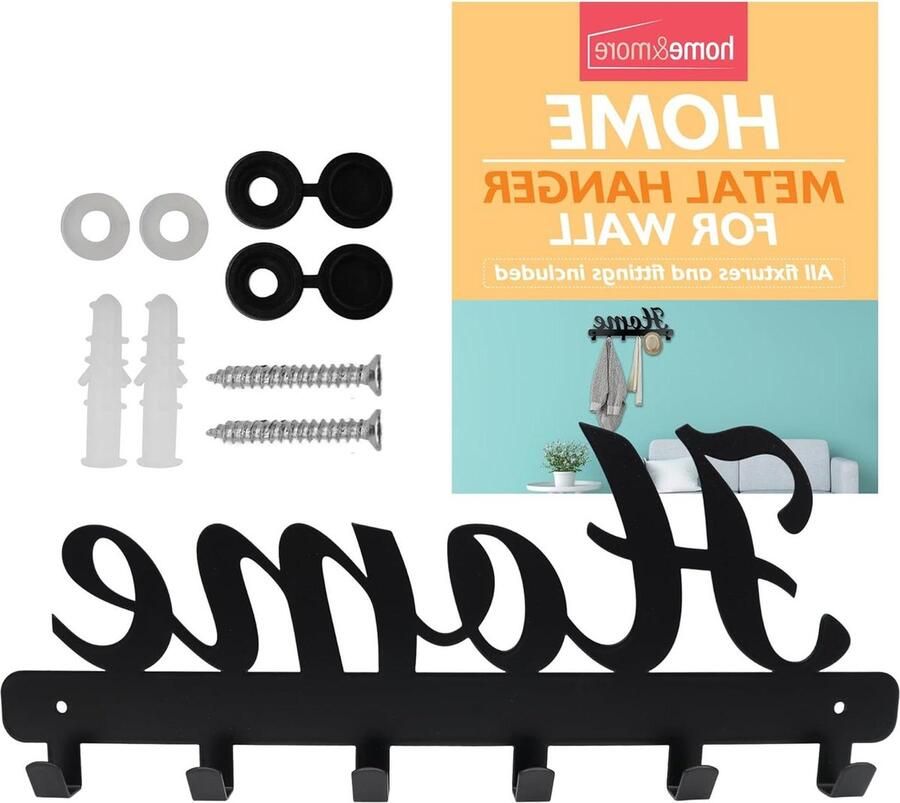 Wandmontage Zwarte Kapstok Hangers Metalen Kapstok Haken Heavy Duty Sterke Wandkapstok Hangers Needed Kapstok